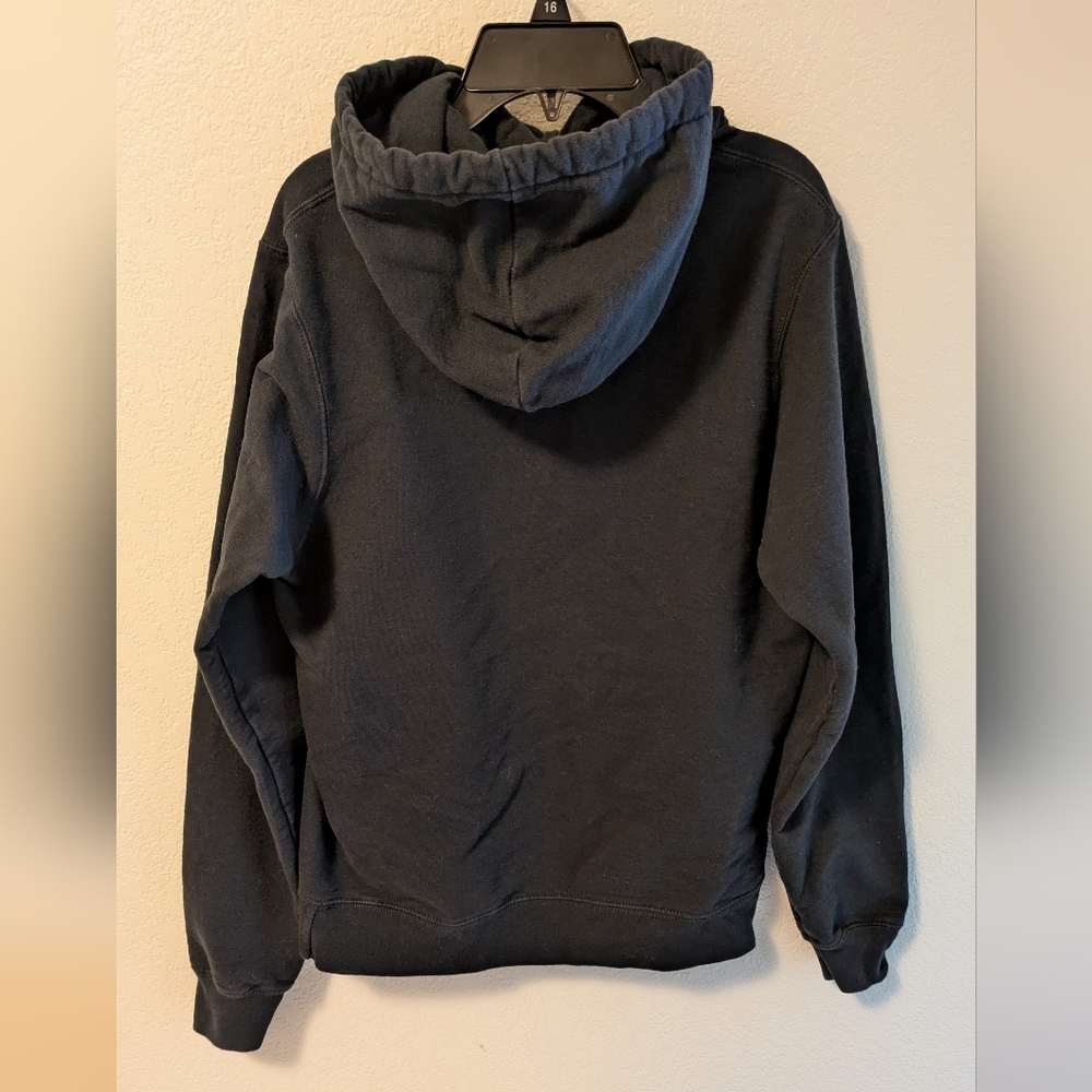 Black Graphic Hoodie Size L - Picture 2 of 3